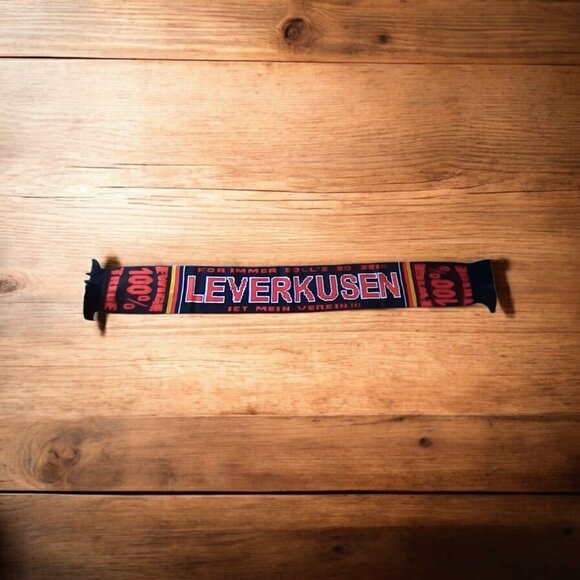 Leverkusen is my Club Warm Stadium Scarf German Soccer Football 54" x 6.5" - Picture 6 of 10